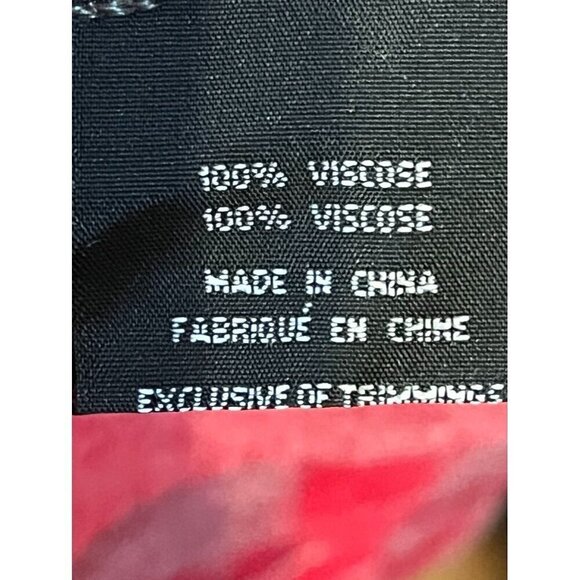 Mitchies Scarf Red Women Old Money Regal Equestrian Fox Fur Poms Luxury 80s - Picture 15 of 15